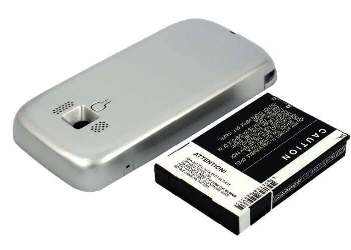 Silver, 3.7V, 2800mAh, Li-ion Battery fits Sprint, 35h00123-00m, 35h00123-02m, 10.36Wh