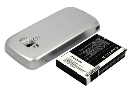 Silver, 3.7V, 2800mAh, Li-ion Battery fits Sprint, 35h00123-00m, 35h00123-02m, 10.36Wh