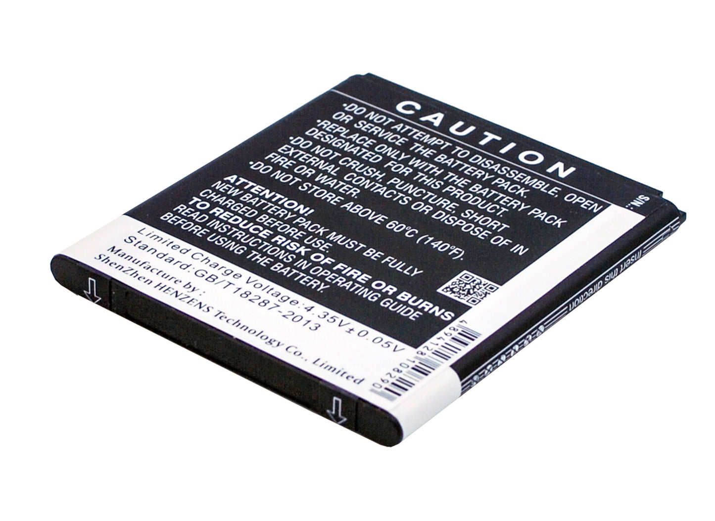 3.8V, 2600mAh, Li-ion Battery fits Emporia, Smart, Smart 1, 9.88Wh