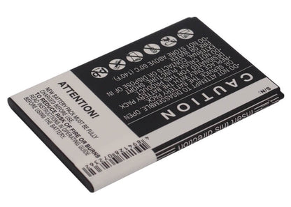 3.7V, 1300mAh, Li-ion Battery fits Alcatel, One Touch 913, One Touch 913d, 4.81Wh