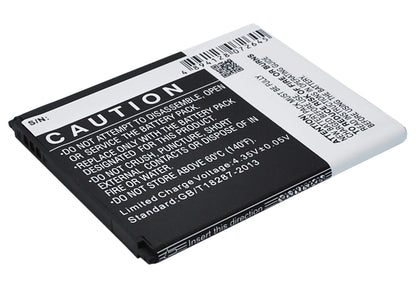 3.8V, 1700mAh, Li-ion Battery fits Samsung, Galaxy Duos, Galaxy Style Duos, 6.46Wh