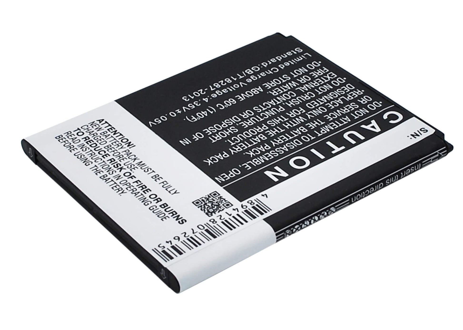 3.8V, 1700mAh, Li-ion Battery fits Samsung, Galaxy Duos, Galaxy Style Duos, 6.46Wh