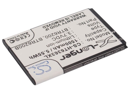 3.7V, 1500mAh, Li-ion Battery fits Verizon, Droid Incredible, 5.55Wh