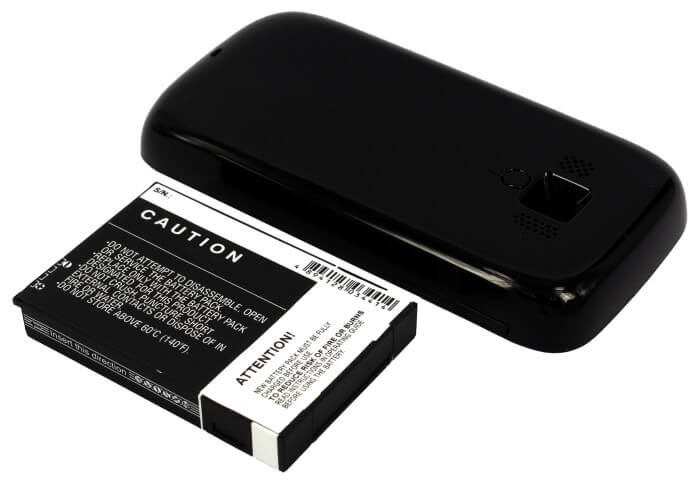 Black, 3.7V, 2800mAh, Li-ion Battery fits Sprint, 35h00123-00m, 35h00123-02m, 10.36Wh