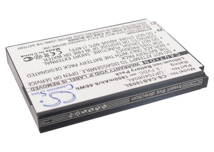 3.7V, 1800mAh, Li-ion Battery fits Cat, B10, 6.66Wh