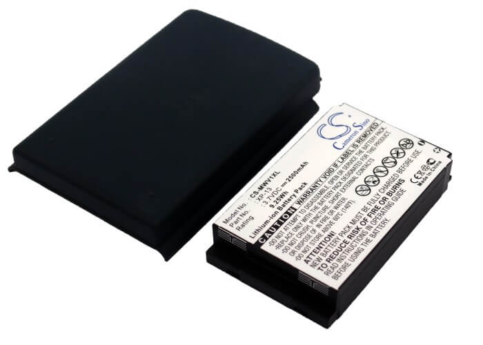 3.7V, 2500mAh, Li-ion Battery fits Gigabyte, Gsmart Ms800, 9.25Wh