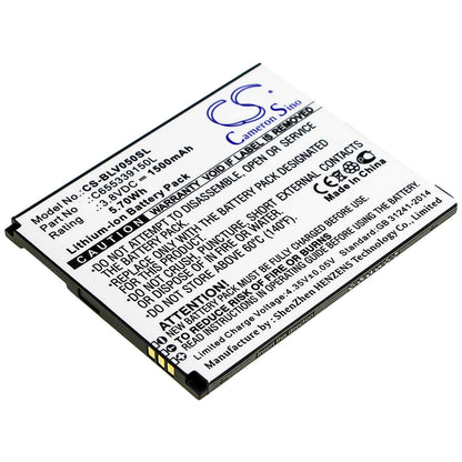 3.8V, 1500mAh, Li-ion Battery fits Blu, V050, Vivo 5 Mini, 5.7Wh