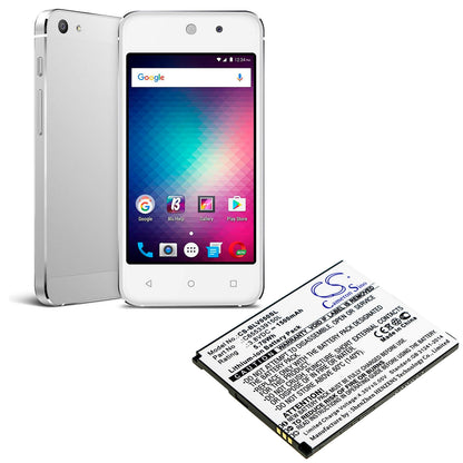 3.8V, 1500mAh, Li-ion Battery fits Blu, V050, Vivo 5 Mini, 5.7Wh
