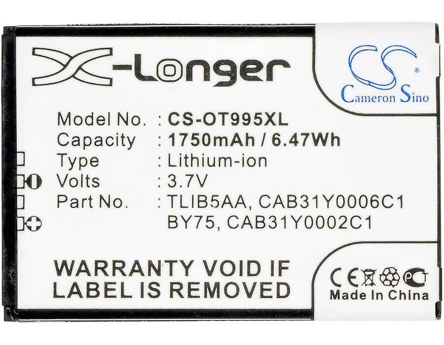 3.7V, 1750mAh, Li-ion Battery fits M??????, Sp-a10, 6.475Wh