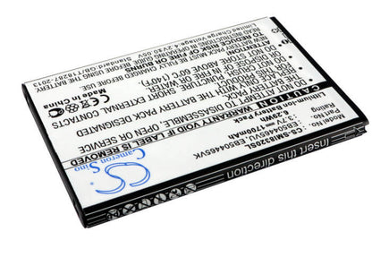 3.7V, 1700mAh, Li-ion Battery fits T-mobile, Sgh-t839, 6.29Wh