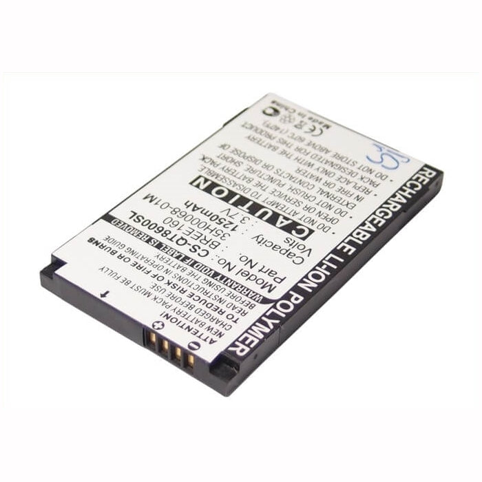 3.7V, 1250mAh, Li-Polymer Battery fits Dopod, 595, 4.625Wh