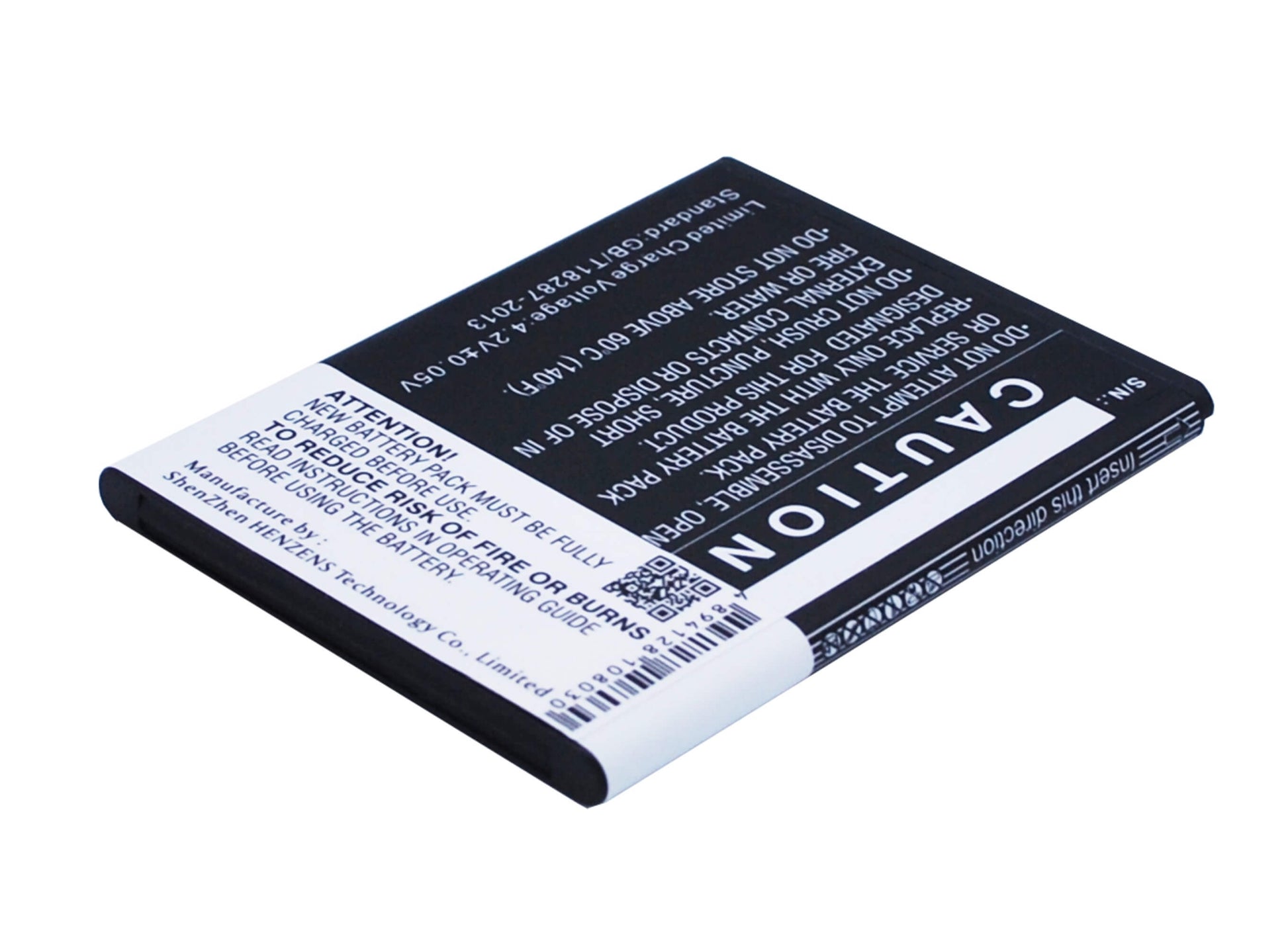 3.7V, 1750mAh, Li-ion Battery fits Blu, A310, Advance 4.5, 6.475Wh