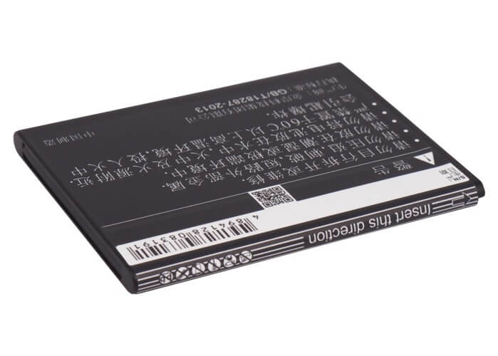 3.7V, 1500mAh, Li-ion Battery fits K-touch, T83, T85, 5.55Wh
