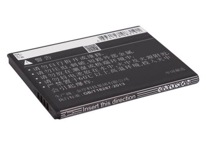3.7V, 1500mAh, Li-ion Battery fits K-touch, T83, T85, 5.55Wh