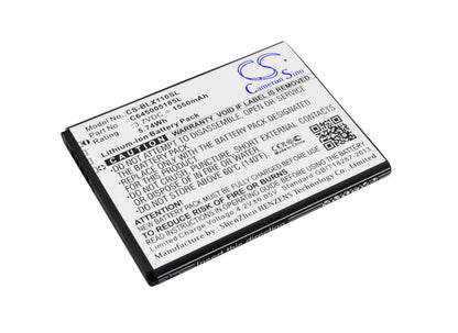 3.7V, 1550mAh, Li-ion Battery fits Blu, Studio Mini, Studio Mini Lte, 5.735Wh