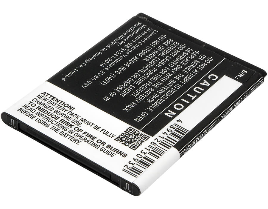 3.7V, 1450mAh, Li-ion Battery fits Vodafone, Smart First 7, Vfd 200, 5.365Wh