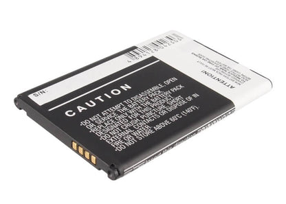3.7V, 1500mAh, Li-ion Battery fits Alltel, As855, Ignite, 5.55Wh