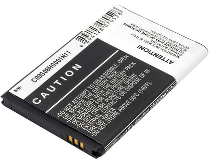 3.7V, 1750mAh, Li-ion Battery fits Samsung, 4g Lte Mobile Hotspot, Droid Charge I510, 6.475Wh
