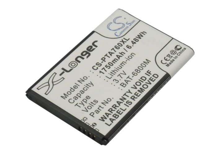 3.7V, 1750mAh, Li-ion Battery fits Sky, Im-a760, Im-a760s, 6.475Wh