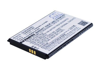 3.7V, 1100mAh, Li-ion Battery fits Blu, Dash 3.2, 4.07Wh
