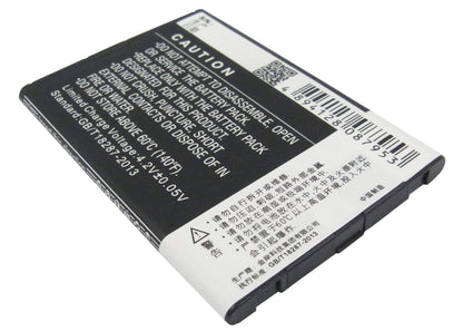 3.7V, 1300mAh, Li-ion Battery fits Coolpad, W708, 4.81Wh