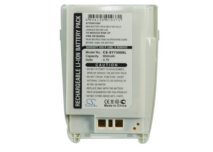 3.7V, 950mAh, Li-ion Battery fits Sanyo, Rl-7300, Scp-7300, 3.515Wh