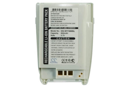 3.7V, 950mAh, Li-ion Battery fits Sanyo, Rl-7300, Scp-7300, 3.515Wh