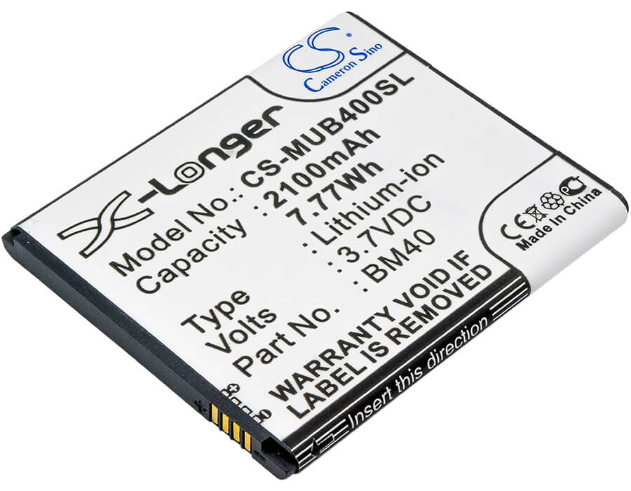 3.7V, 2100mAh, Li-ion Battery fits Xiaomi, 2a, Hongmi 1s, 7.77Wh
