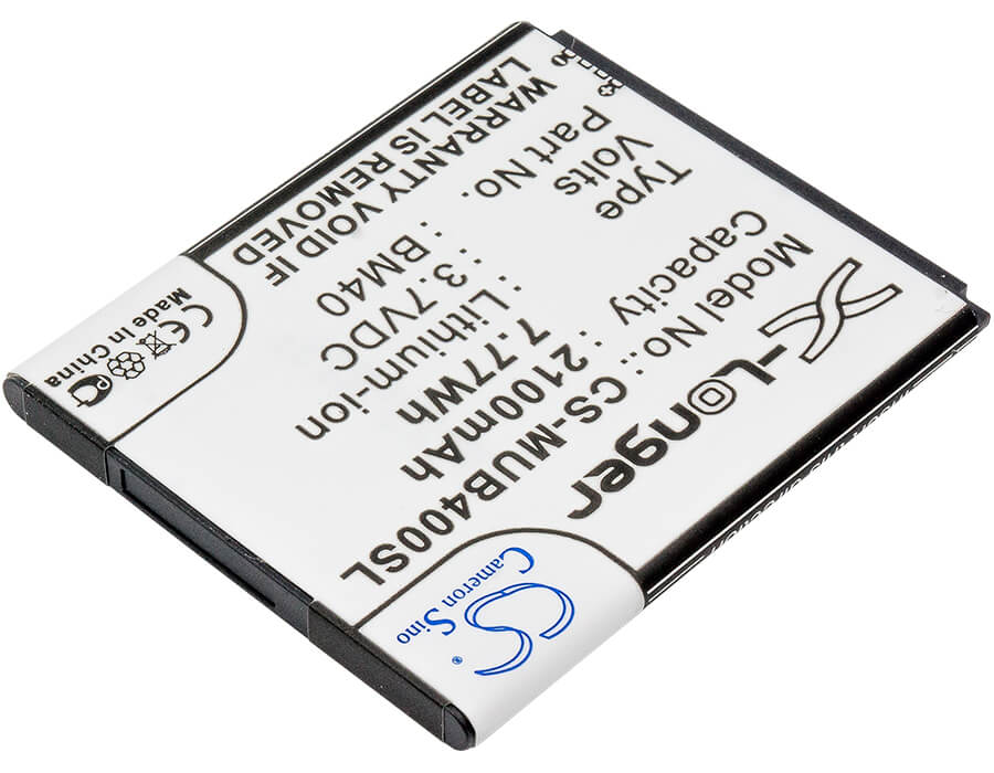 3.7V, 2100mAh, Li-ion Battery fits Xiaomi, 2a, Hongmi 1s, 7.77Wh