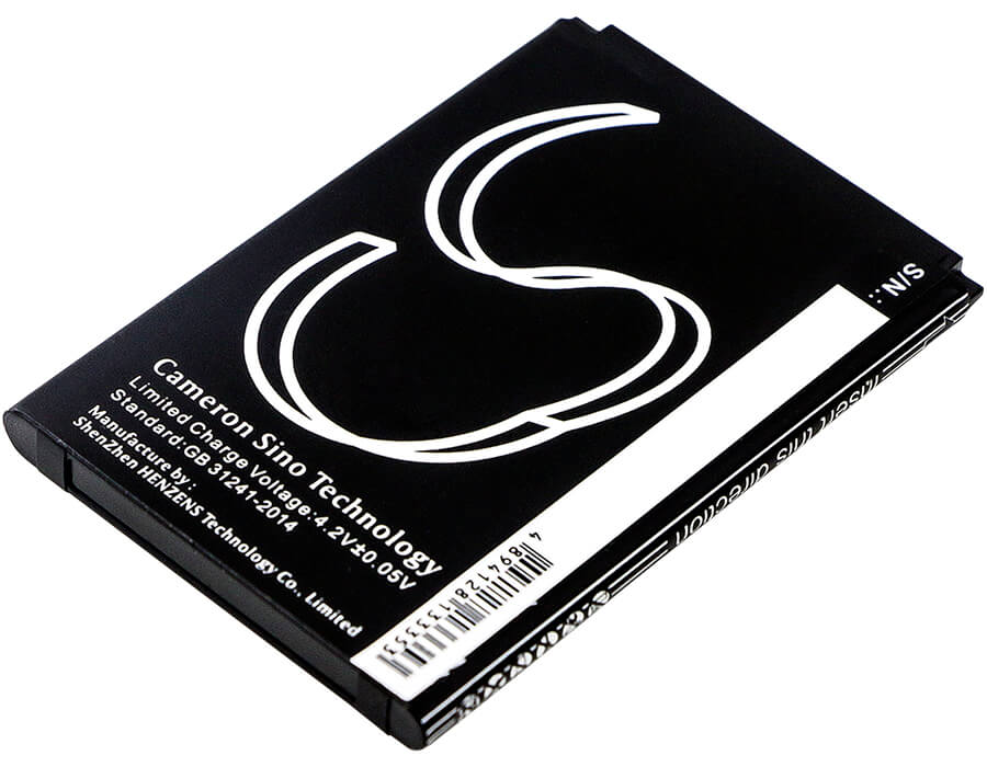 3.7V, 1000mAh, Li-ion Battery fits Blu, D140k, D141k, 3.7Wh