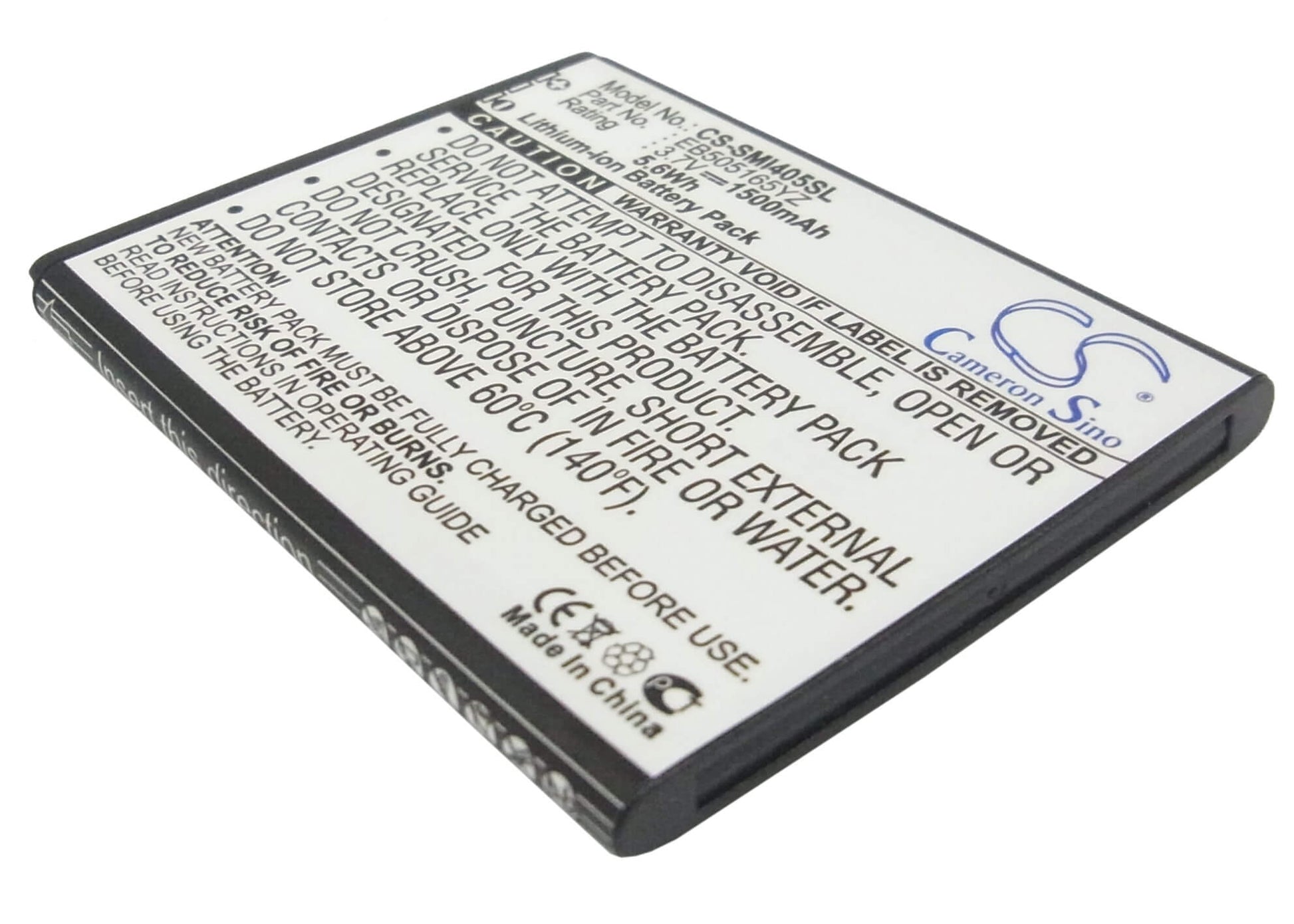 3.7V, 1500mAh, Li-ion Battery fits Verizon, Aegis, Bbm65tk, 5.55Wh