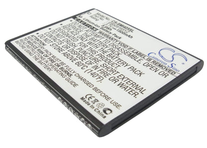 3.7V, 1500mAh, Li-ion Battery fits Samsung, Aegis, Galaxy Metrix 4g, 5.55Wh