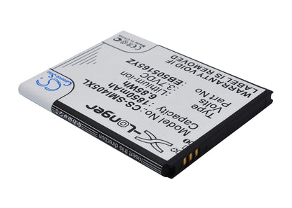 3.7V, 1850mAh, Li-ion Battery fits Samsung, Aegis, Bbm65tk, 6.845Wh
