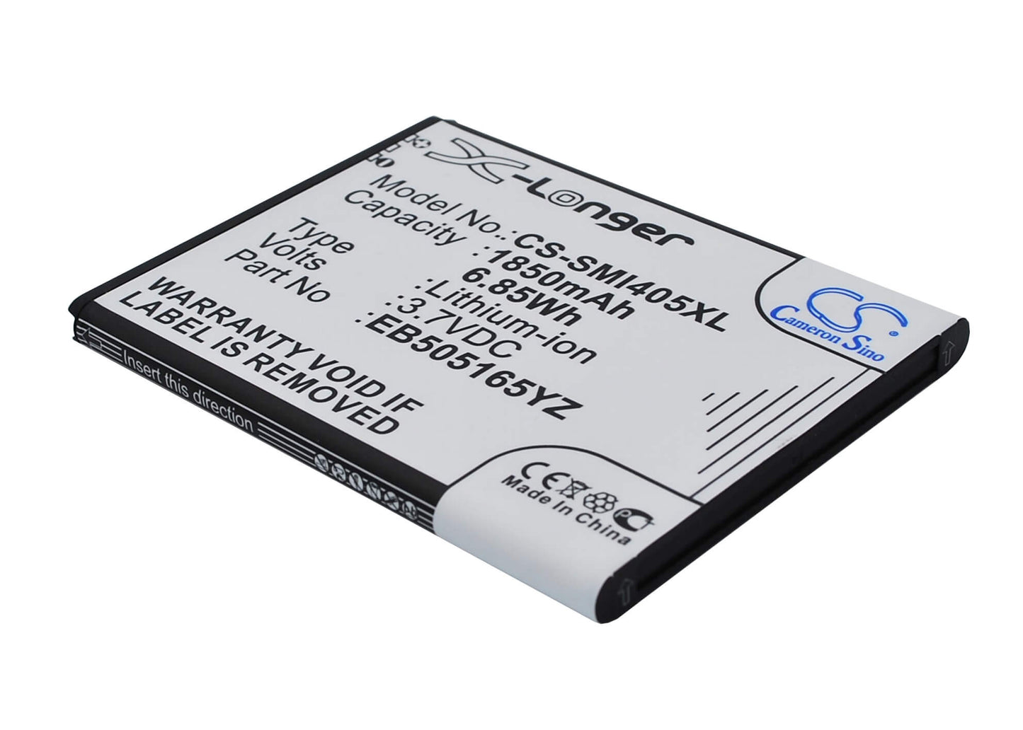 3.7V, 1850mAh, Li-ion Battery fits Samsung, Aegis, Bbm65tk, 6.845Wh