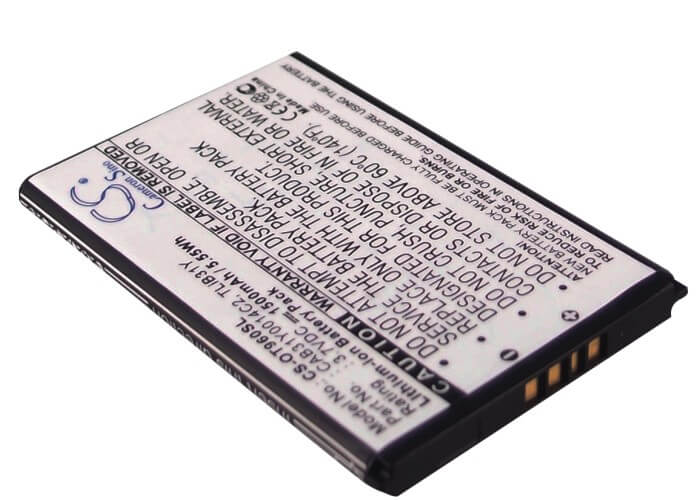 3.7V, 1500mAh, Li-ion Battery fits Cricket, Authority, 5.55Wh