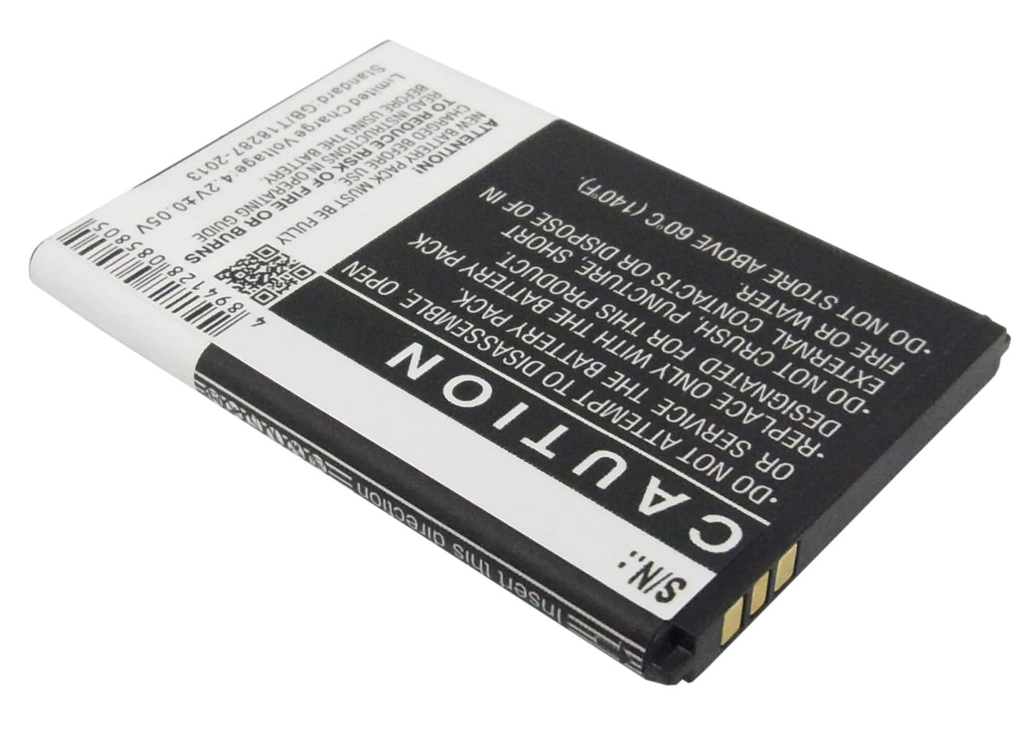 3.7V, 1700mAh, Li-ion Battery fits Tcl, A510, D662, 6.29Wh