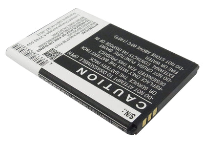 3.7V, 1700mAh, Li-ion Battery fits Tcl, A510, D662, 6.29Wh