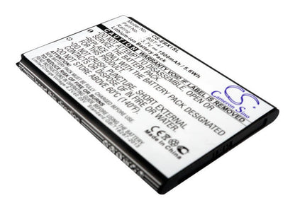 3.7V, 1500mAh, Li-ion Battery fits Sony Ericsson, A8, A8i, 5.55Wh
