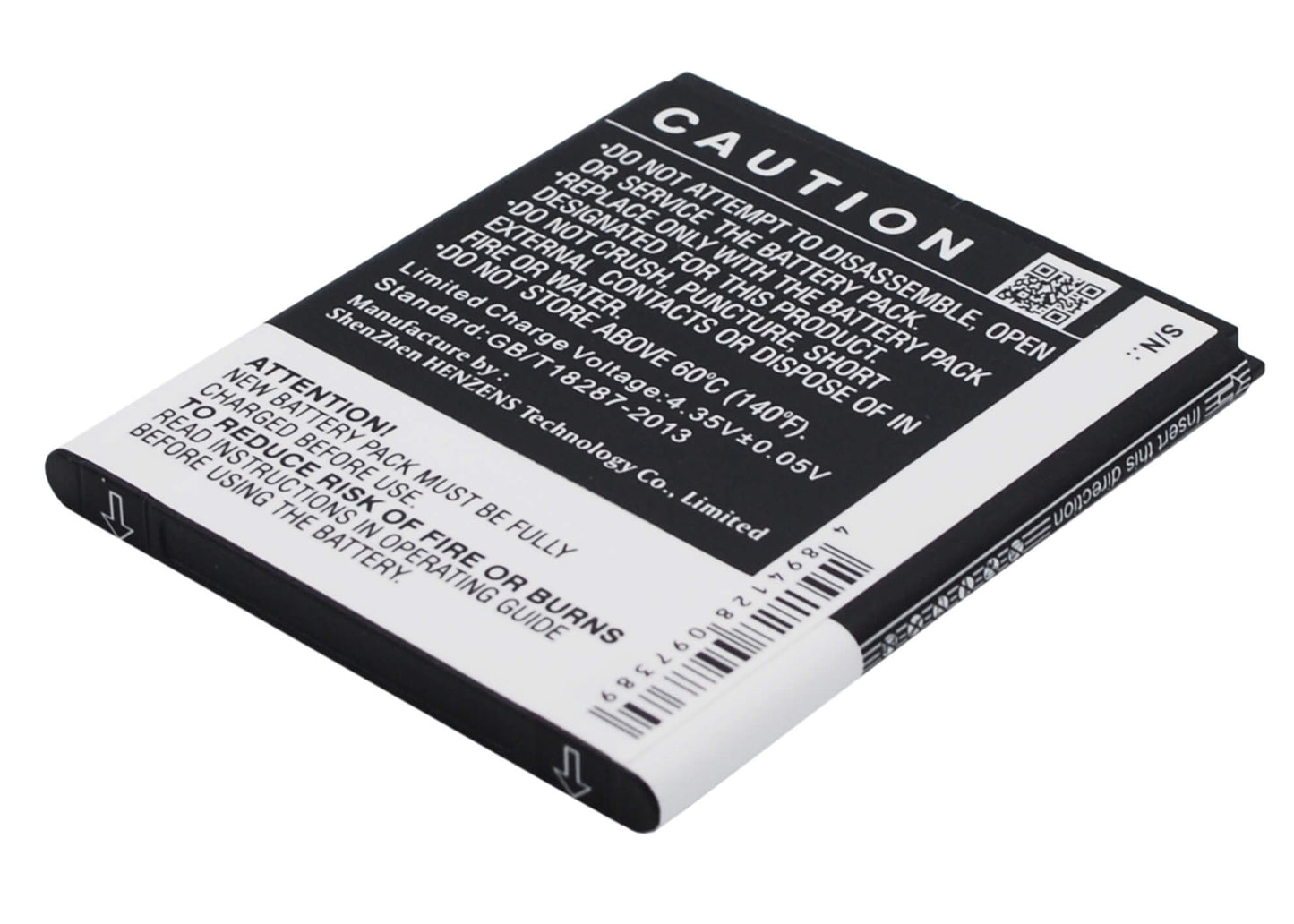 3.8V, 2100mAh, Li-ion Battery fits Alcatel, 5065w-2dalus2, One Touch Pop S3, 7.98Wh