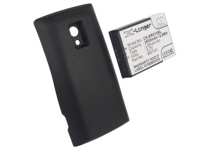 Black, 3.7V, 2600mAh, Li-ion Battery fits Ntt Docomo, Aso29038, Xperiatm, 9.62Wh