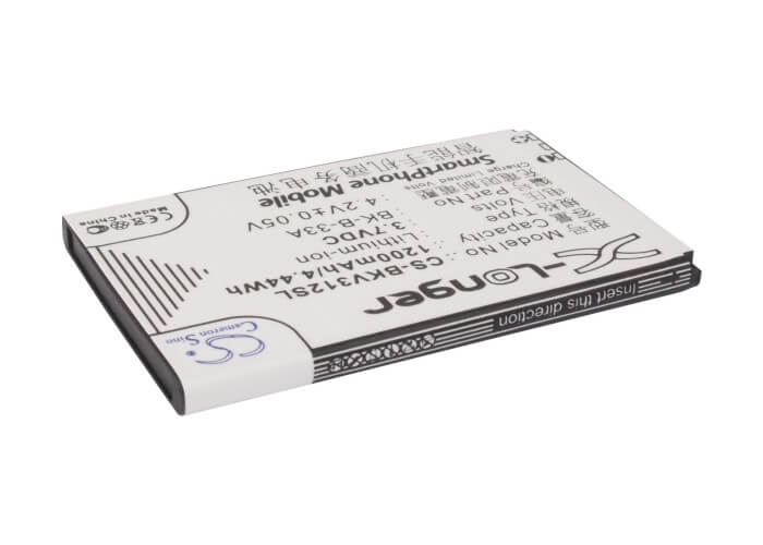 3.7V, 1200mAh, Li-ion Battery fits Bbk, Vivo K302, Vivo K302+, 4.44Wh