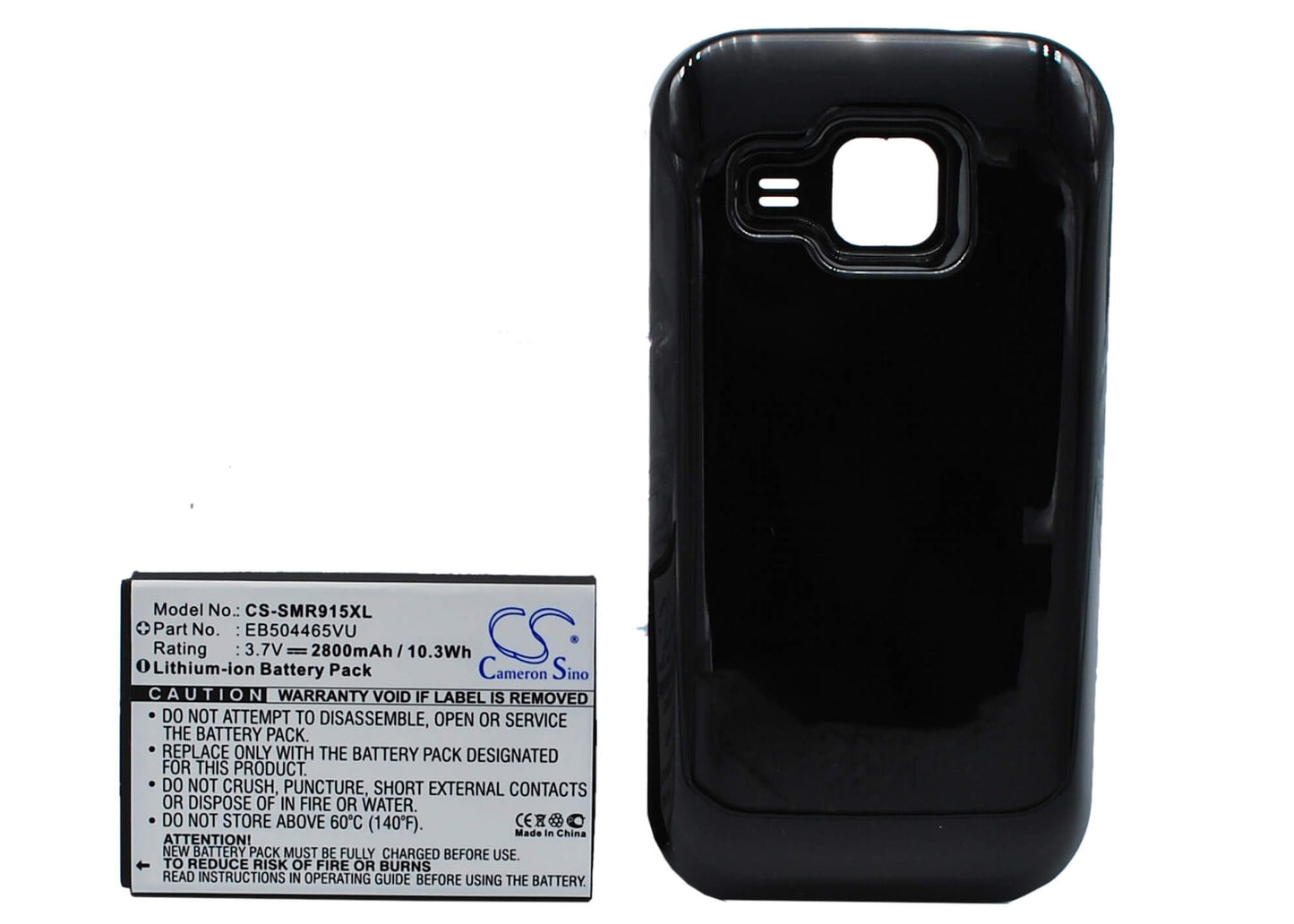3.7V, 2800mAh, Li-ion Battery fits Samsung, Galaxy Indulge R910, Galaxy Indulge R915, 10.36Wh