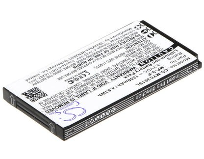 3.7V, 1250mAh, Li-ion Battery fits Myphone, 3010 Classic, 4.625Wh