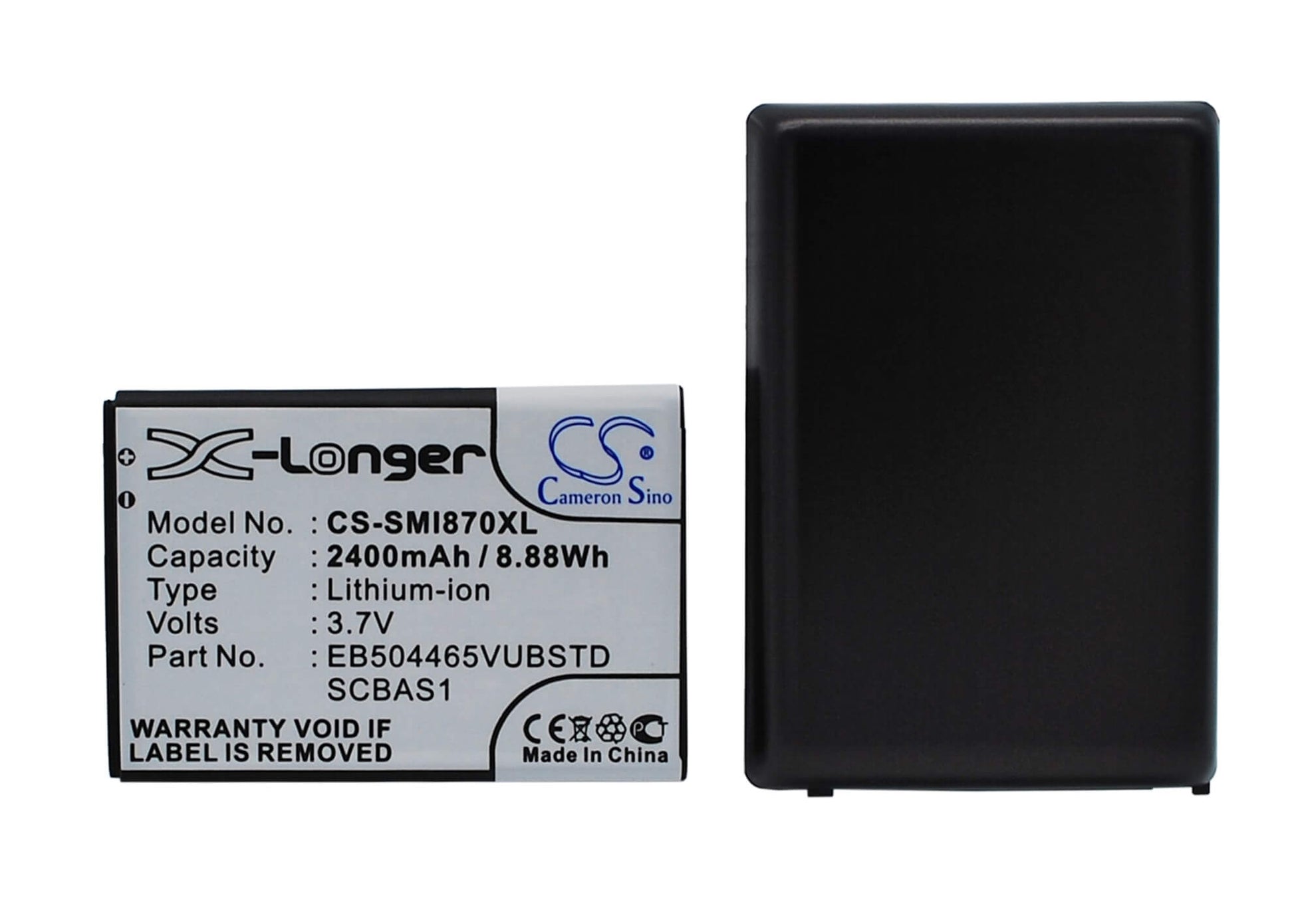 3.7V, 2400mAh, Li-ion Battery fits Samsung, Gt-i8700, Omnia 7, 8.88Wh