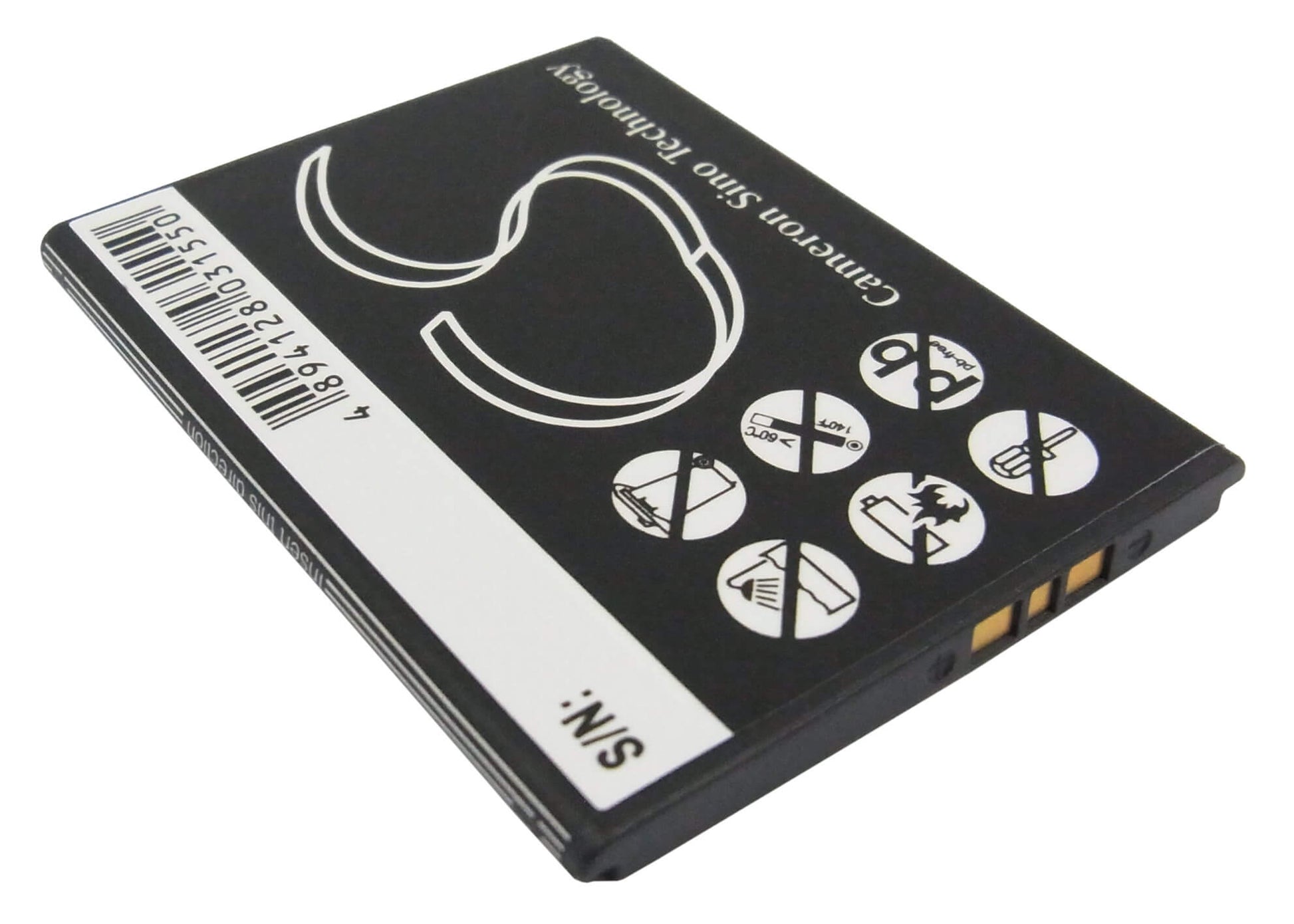 3.7V, 1150mAh, Li-ion Battery fits Meizu, M8, M8 16gb, 4.255Wh