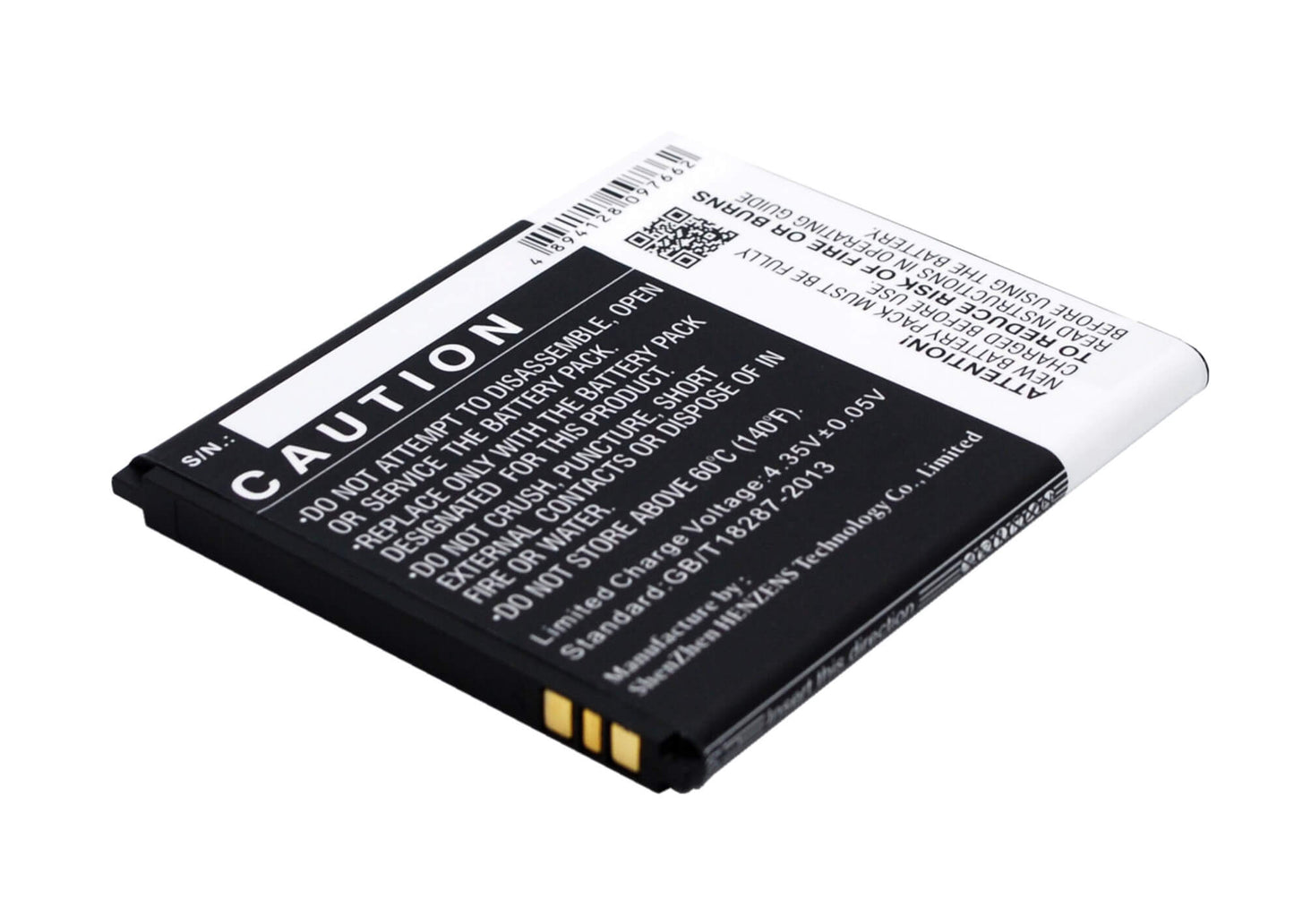 3.8V, 2100mAh, Li-ion Battery fits Wiko, 9261, Birdy, 7.98Wh