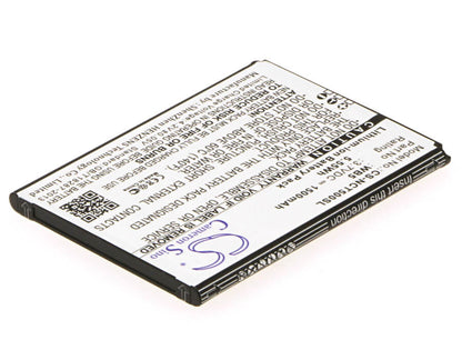 3.7V, 1500mAh, Li-ion Battery fits Inq, Cloud Touch, 5.55Wh