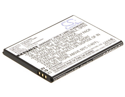 3.7V, 1150mAh, Li-ion Battery fits Zte, Blade C310, L530g, 4.255Wh
