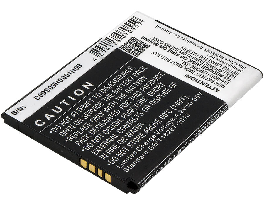 3.7V, 1500mAh, Li-ion Battery fits T-mobile, Move, 5.55Wh