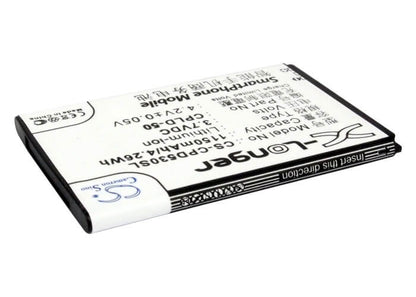 3.7V, 1150mAh, Li-ion Battery fits Coolpad, 8013, 8811, 4.255Wh